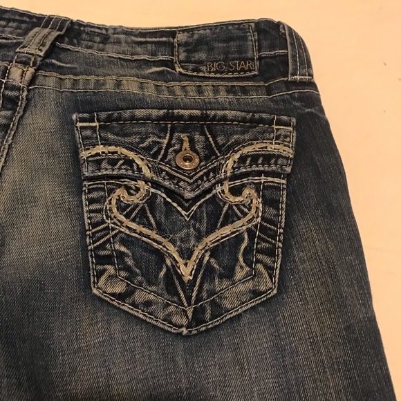 Big Star Cuff Distressed Shorts - Picture 6 of 8
